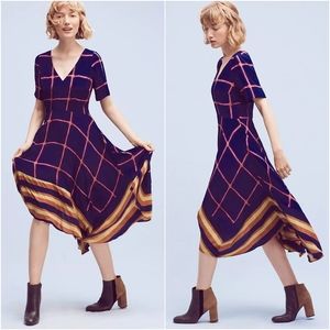 DONATED: Anthropologie Striped Pane Drees